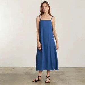 Everlane Slip Maxi Dress in Royal Blue Size 6